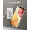 image:imageMophie Speedport70 GAN USBC Charger Block  70W Fast Wall Charger 2 USBC PD Ports Compact Foldable Prongs Made with Recycled Materials for Smartphones Tablets Headphones20W